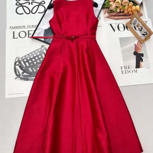 Replica Christian Dior Dresses Sleeveless For Women #1453259 $130.00 USD for Wholesale