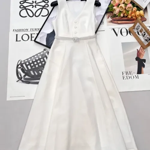 Cheap Christian Dior Dresses Sleeveless For Women #1453260, $$130.00 USD On Christian Dior Dresses