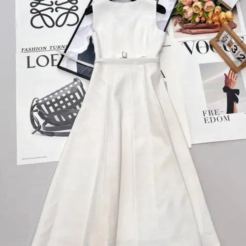 Replica Christian Dior Dresses Sleeveless For Women #1453260 $130.00 USD for Wholesale