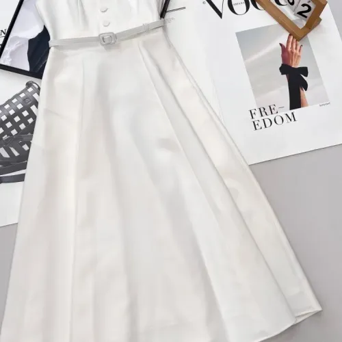 Replica Christian Dior Dresses Sleeveless For Women #1453260 $130.00 USD for Wholesale