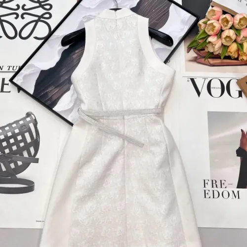 Replica Christian Dior Dresses Sleeveless For Women #1453268 $118.00 USD for Wholesale