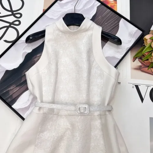 Replica Christian Dior Dresses Sleeveless For Women #1453268 $118.00 USD for Wholesale