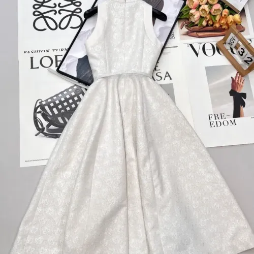 Replica Christian Dior Dresses Sleeveless For Women #1453283 $140.00 USD for Wholesale