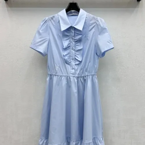 Cheap Christian Dior Dresses Short Sleeved For Women #1453285, $$122.00 USD On Christian Dior Dresses