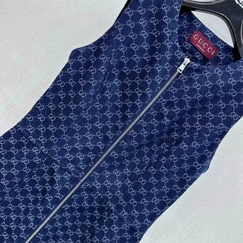 Replica Gucci Dresses Sleeveless For Women #1453293 $115.00 USD for Wholesale