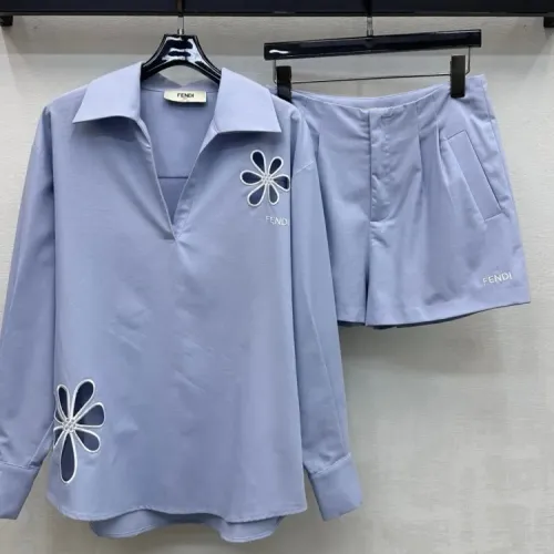 Cheap Fendi Tracksuits Short Sleeved For Women #1453298, $$96.00 USD On Fendi Tracksuits