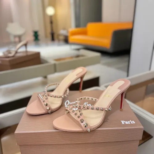 Replica Christian Louboutin CL Slippers For Women #1453300 $108.00 USD for Wholesale