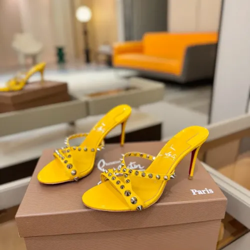 Replica Christian Louboutin CL Slippers For Women #1453302 $108.00 USD for Wholesale