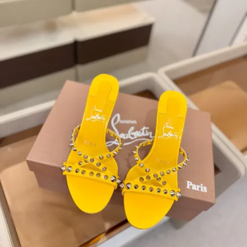 Replica Christian Louboutin CL Slippers For Women #1453302 $108.00 USD for Wholesale