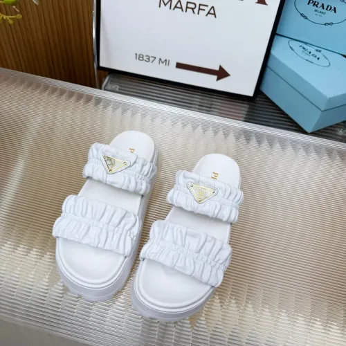 Replica Prada Slippers For Women #1453353 $96.00 USD for Wholesale