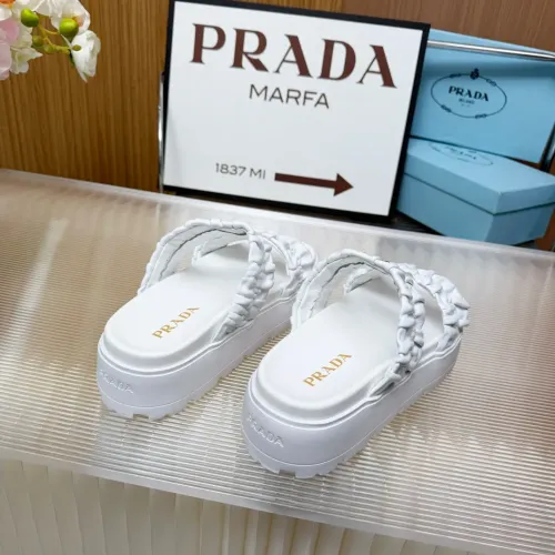 Replica Prada Slippers For Women #1453353 $96.00 USD for Wholesale