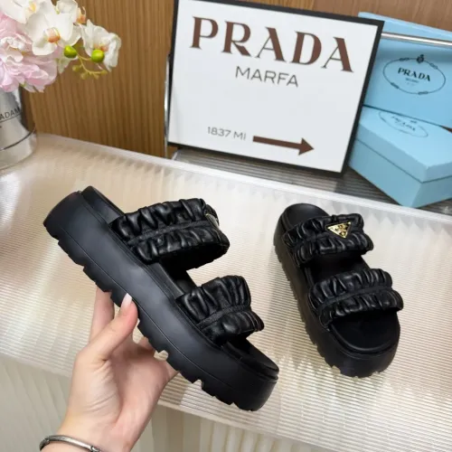 Replica Prada Slippers For Women #1453354 $96.00 USD for Wholesale