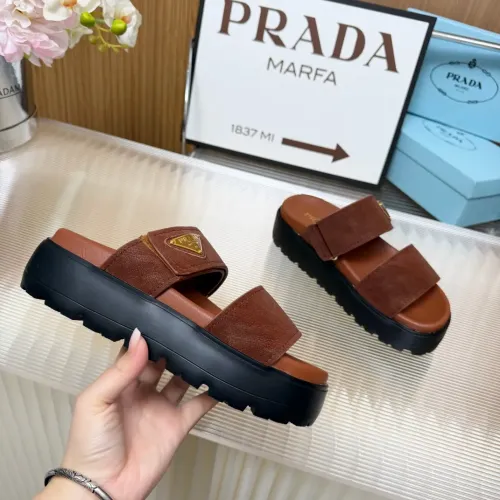 Replica Prada Slippers For Women #1453356 $96.00 USD for Wholesale