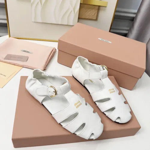 Replica MIU MIU Sandal For Women #1453383 $100.00 USD for Wholesale