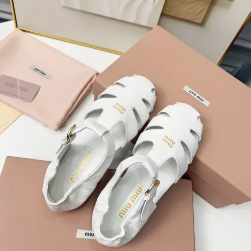Replica MIU MIU Sandal For Women #1453383 $100.00 USD for Wholesale