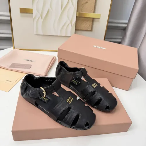 Replica MIU MIU Sandal For Women #1453384 $100.00 USD for Wholesale