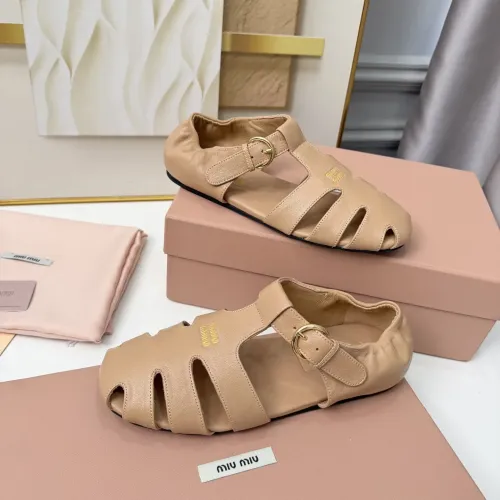 Replica MIU MIU Sandal For Women #1453385 $100.00 USD for Wholesale