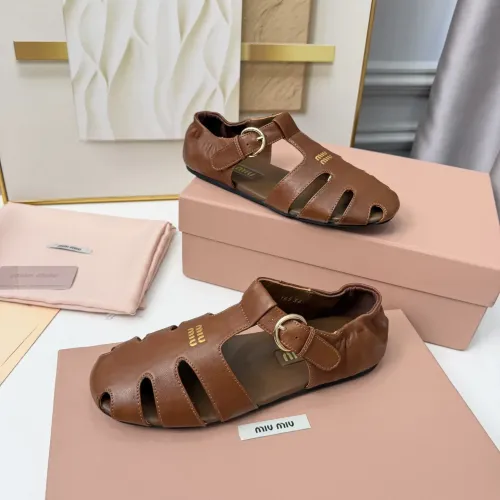 Replica MIU MIU Sandal For Women #1453386 $100.00 USD for Wholesale