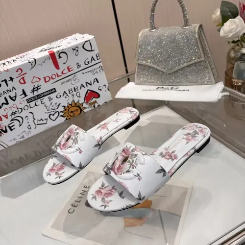 Cheap Dolce &amp; Gabbana D&amp;G Slippers For Women #1453389, $$85.00 USD On Dolce &amp; Gabbana D&amp;G Slippers