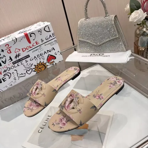 Cheap Dolce &amp; Gabbana D&amp;G Slippers For Women #1453390, $$85.00 USD On Dolce &amp; Gabbana D&amp;G Slippers