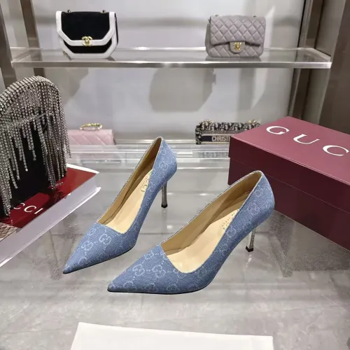 Cheap Gucci High-Heeled Shoes For Women #1453400, $$102.00 USD On Gucci High-Heeled Shoes