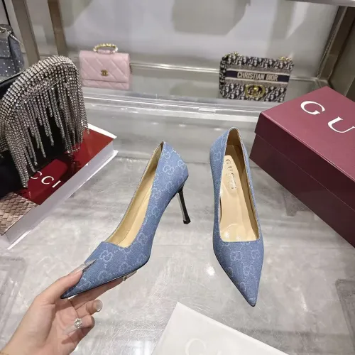 Replica Gucci High-Heeled Shoes For Women #1453400 $102.00 USD for Wholesale
