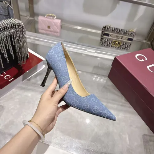 Replica Gucci High-Heeled Shoes For Women #1453400 $102.00 USD for Wholesale