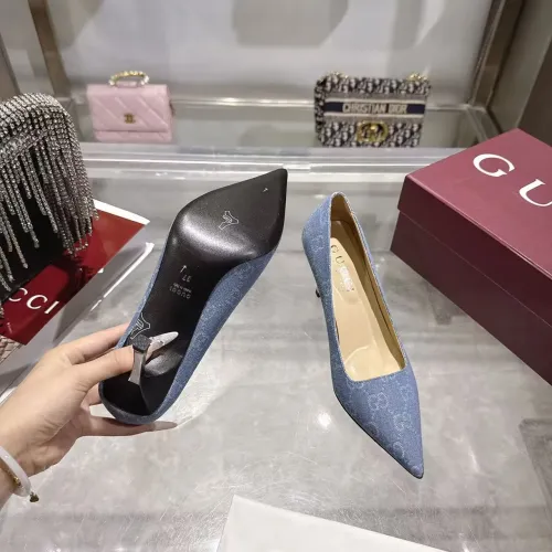 Replica Gucci High-Heeled Shoes For Women #1453400 $102.00 USD for Wholesale