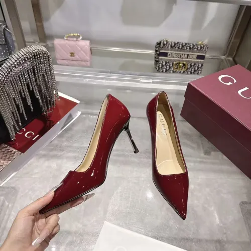 Replica Gucci High-Heeled Shoes For Women #1453405 $102.00 USD for Wholesale