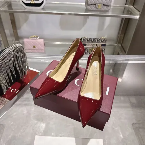 Replica Gucci High-Heeled Shoes For Women #1453405 $102.00 USD for Wholesale