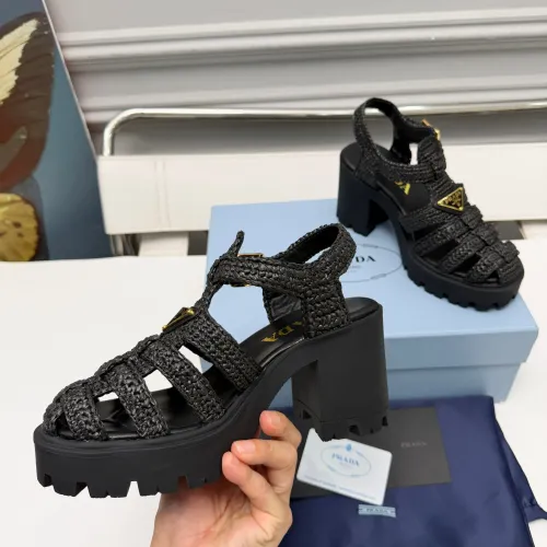 Replica Prada Sandal For Women #1453423 $122.00 USD for Wholesale