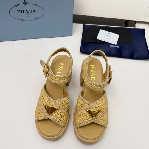 Replica Prada Sandal For Women #1453424 $115.00 USD for Wholesale