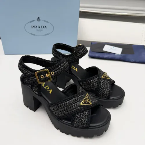 Replica Prada Sandal For Women #1453425 $115.00 USD for Wholesale