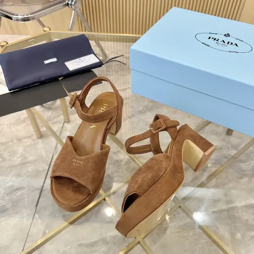 Replica Prada Sandal For Women #1453430 $100.00 USD for Wholesale