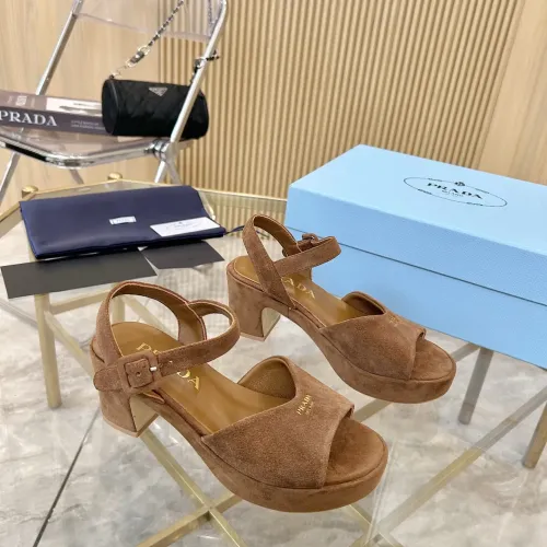 Replica Prada Sandal For Women #1453430 $100.00 USD for Wholesale