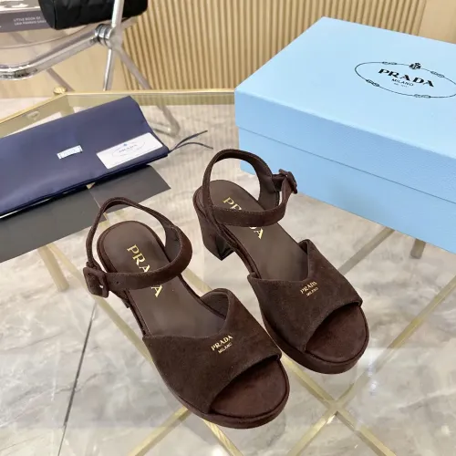 Replica Prada Sandal For Women #1453431 $100.00 USD for Wholesale