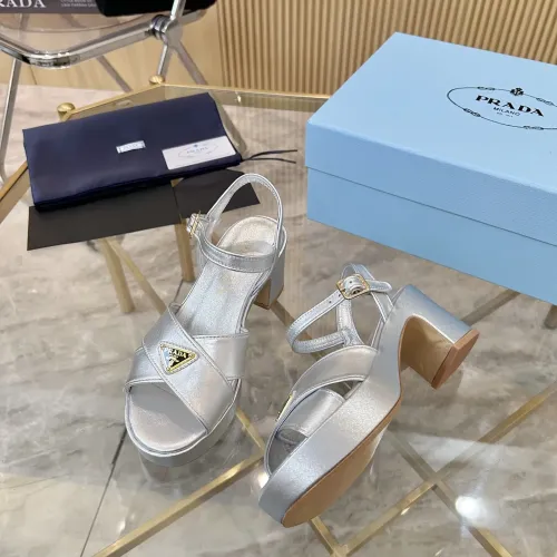 Replica Prada Sandal For Women #1453432 $100.00 USD for Wholesale