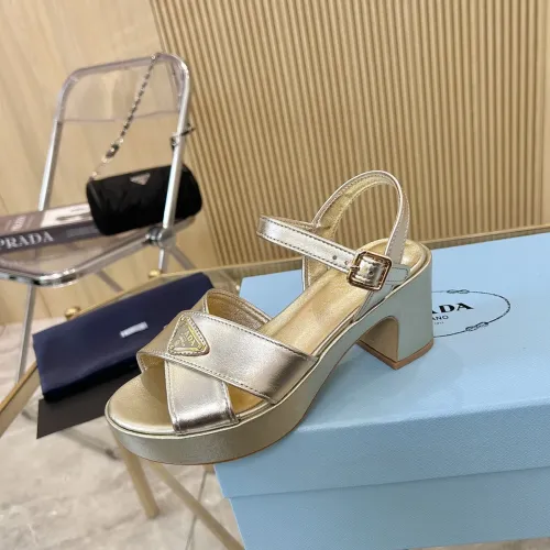 Replica Prada Sandal For Women #1453433 $100.00 USD for Wholesale