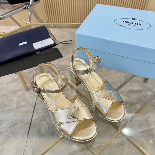 Replica Prada Sandal For Women #1453433 $100.00 USD for Wholesale