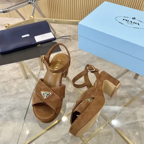 Replica Prada Sandal For Women #1453436 $100.00 USD for Wholesale
