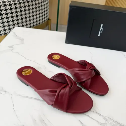 Replica Yves Saint Laurent YSL Slippers For Women #1453439 $88.00 USD for Wholesale