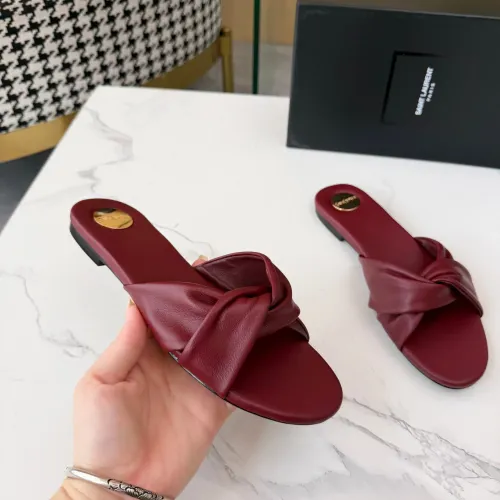 Replica Yves Saint Laurent YSL Slippers For Women #1453439 $88.00 USD for Wholesale