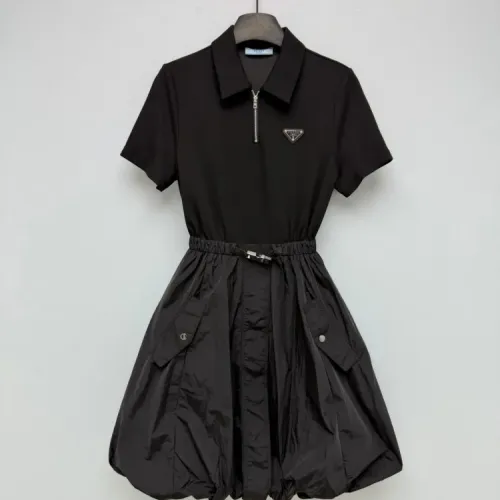 Cheap Prada Dresses Short Sleeved For Women #1453465, $$128.00 USD On Prada Dresses