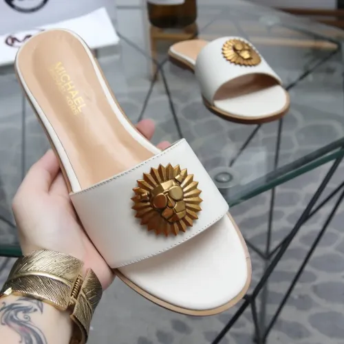 Replica Michael Kors Slippers For Women #1453519 $85.00 USD for Wholesale