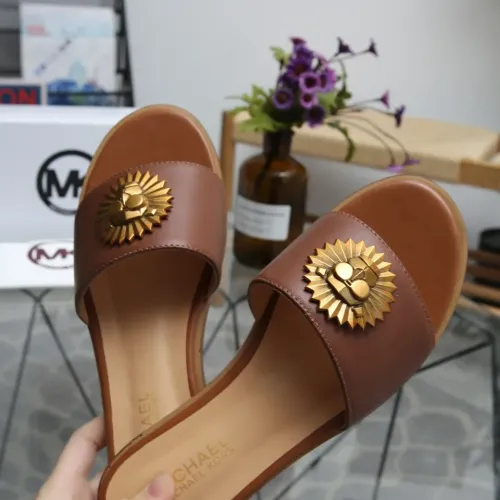 Replica Michael Kors Slippers For Women #1453521 $85.00 USD for Wholesale