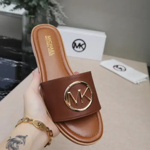 Replica Michael Kors Slippers For Women #1453527 $85.00 USD for Wholesale