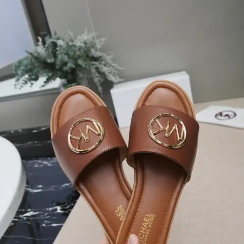 Replica Michael Kors Slippers For Women #1453527 $85.00 USD for Wholesale