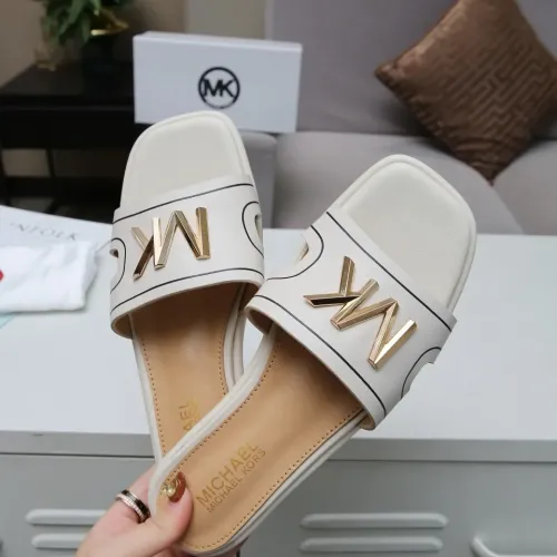 Replica Michael Kors Slippers For Women #1453528 $85.00 USD for Wholesale