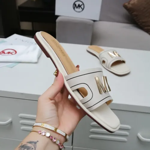 Replica Michael Kors Slippers For Women #1453528 $85.00 USD for Wholesale