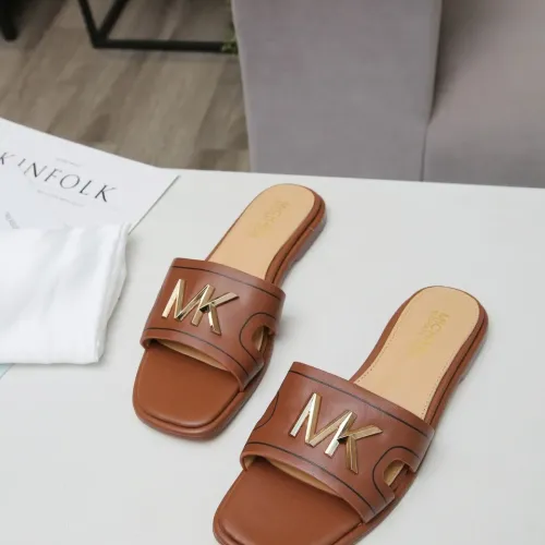 Replica Michael Kors Slippers For Women #1453530 $85.00 USD for Wholesale